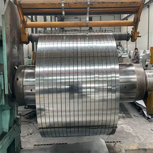 Slitted Galvanized Steel Coil GI Strip Coil Narrow Width Galvanized Metal Coil for Stamping photo-2