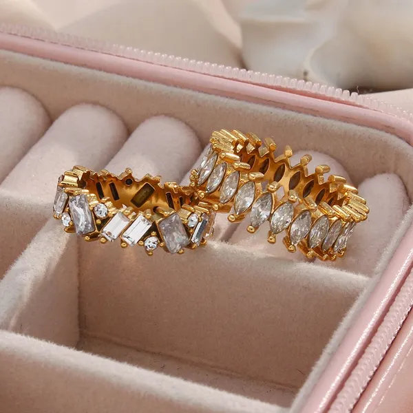 304 Stainless Steel Ring 8mm Width Polished Finish OEM Custom Wholesale Low MOQ for Jewelry photo-3