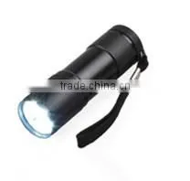 Aluminum 9 LED Flashlight