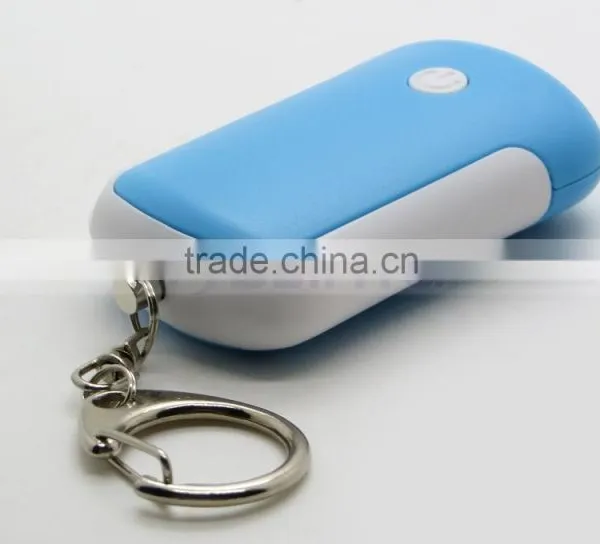 Mini Girl Personal Safe Alarm Keychain Lanyard Torch Portable Flashlight photo-3
