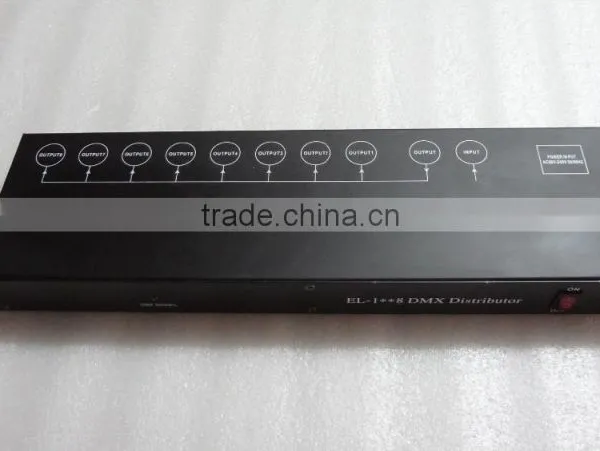 8 Channel Dmx Amplifier Dmx512 Stage Lighting Equipment Machine Dmx512 Splitter / Distributor photo-2
