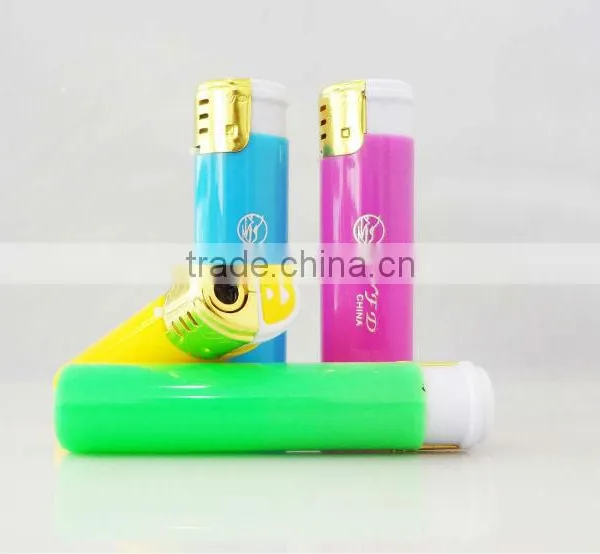 Round Design Solid Color Windproof Lighters photo-2