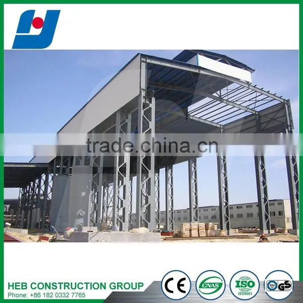Exported To Africa Large Tonnage Buildings Heavy Steel Structure For Workshop Warehouse China photo-5