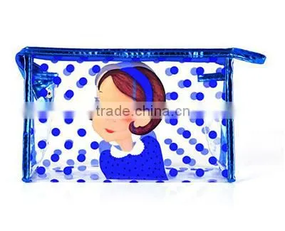 Fashion Transparent PVC for Cartoon Cosmetic Bag Simple Small Makeup Bag photo-3