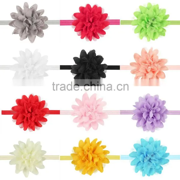 Fashion Baby Large Flower Headband Infant Headband Toddler Headband Headband Baby Big Flower Hair Band Wh-1745