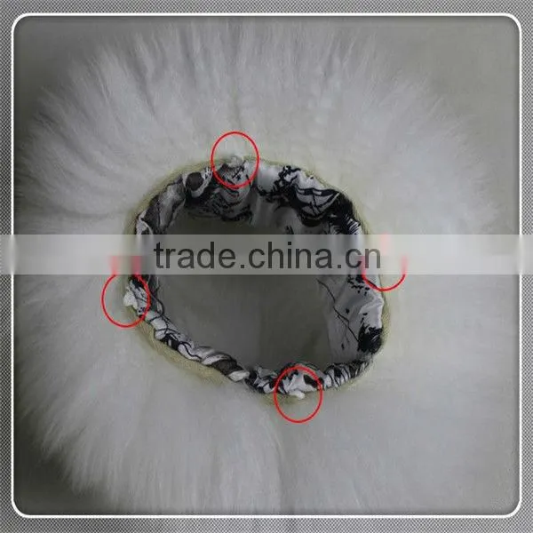 WHOLESALE Imitated White Fox Fur Sheep Fur Cuffs photo-5