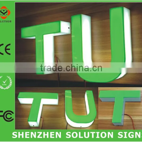 Small Resin Front Light Led Letters for Sign Box photo-4