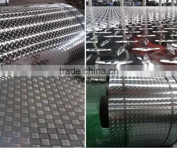 Colored Pattern Embossed Aluminium Sheet AA1100 H14 photo-2