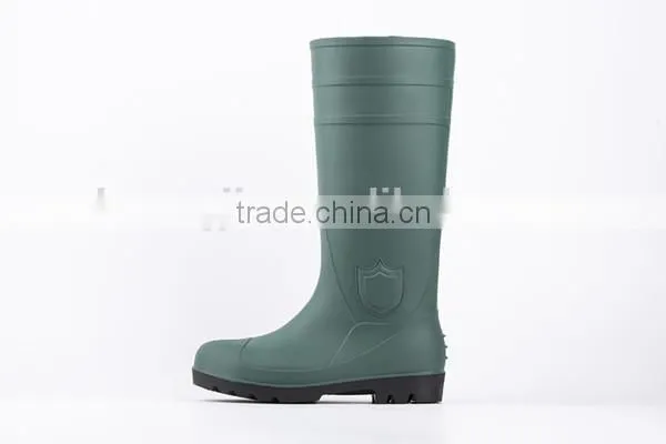Green Color Safety Gumboot With Competitive Price