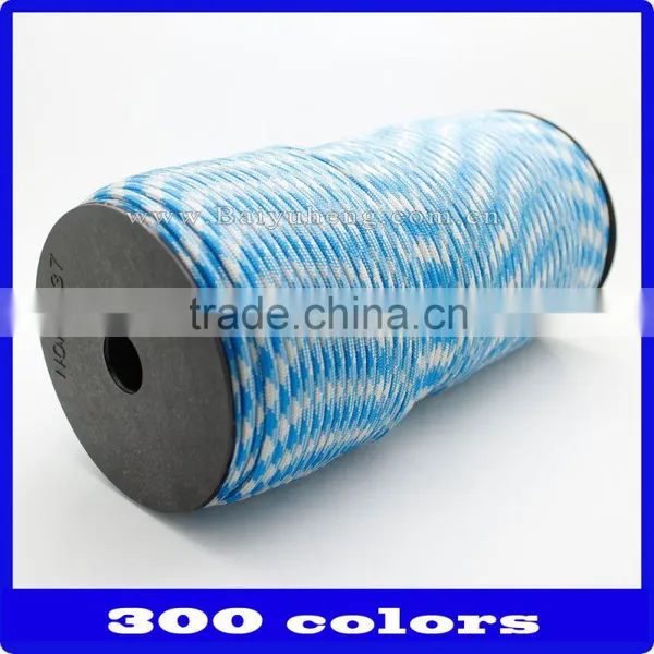 wholesale colored braided nylon rope camping paracord