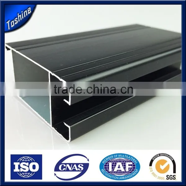 Black Anodized Industrial Extrusion Aluminum Profile photo-2