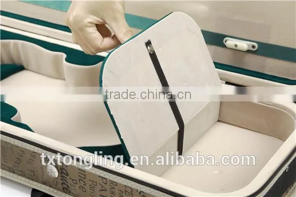 High Density Foam Oval Shaped Deluxe Light Violin Case 4/4 Leather Violin Case photo-6