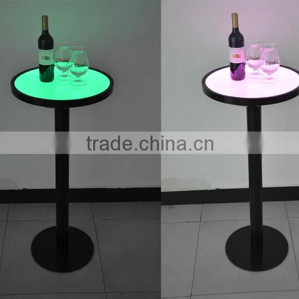 Edgelight Led Lighting Furniture RGB Colorful Bar Table for KTV Bar or Nightclub Entertainment Place photo-4
