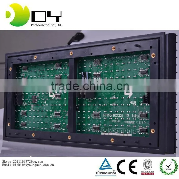 Mono Color Red Green White Yellow Blue P10 Outdoor Single Color Outdoor Led Display Module photo-3
