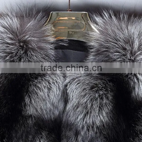 Fluffy and Smooth 100% Real Fox Fur Vest photo-3