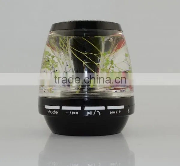 Popular Mini Portable Liquid Speaker Wireless Mini Bluetooth Speakers Smart Speaker Support SD/TF Card for Mobile Phone and MP4 photo-2