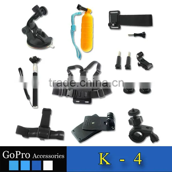 Outdoor Sports Camera Accessories Kit for Gopro Hero 4/3+/3/2/1 photo-5