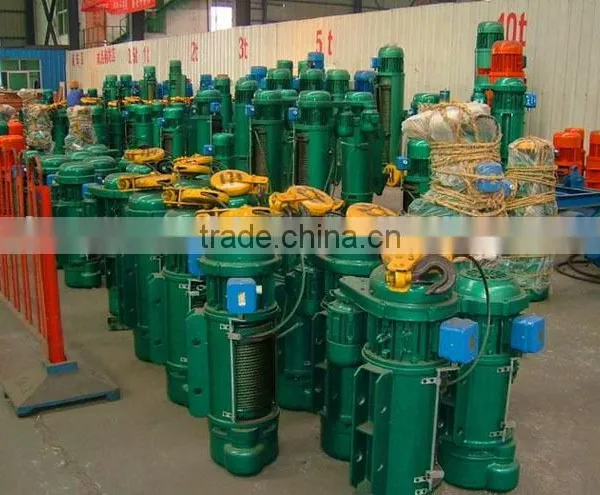 Top Quality Electric Wire Rope Hoist With Trolley Wire Rope Hoist Wire Rope Winch photo-6
