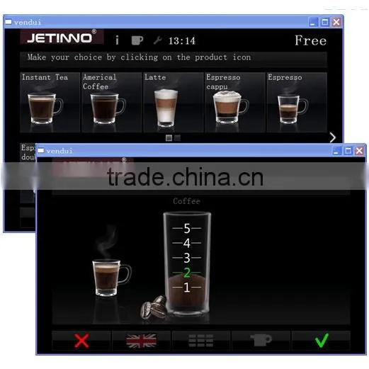 ES4C Espresso Coffee Vending Machine Professional Table Top HORECA Fully Automatic photo-3