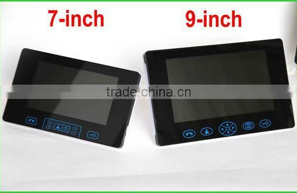 Upgraded 9 '' TFT-LCD Villa Wireless Memory Video Door Phone With Remote Control Unlocking by Long Distance More Than 50meters photo-3