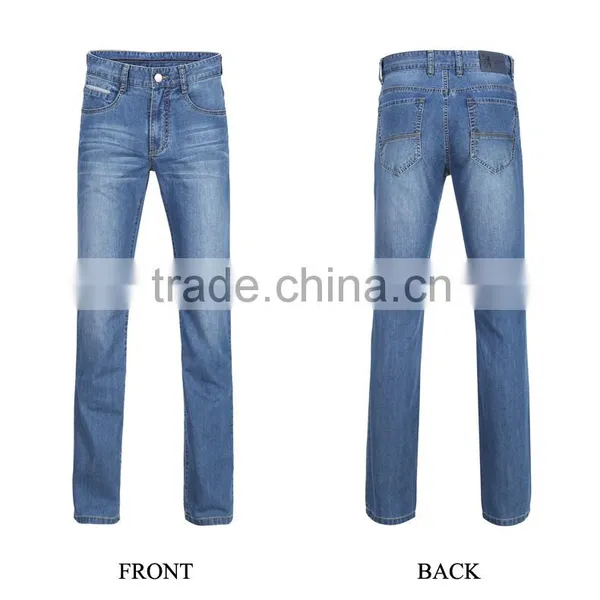 Summer Man New Product Leisure Fashion Loose Cotton Stretch Denim Trousers photo-5