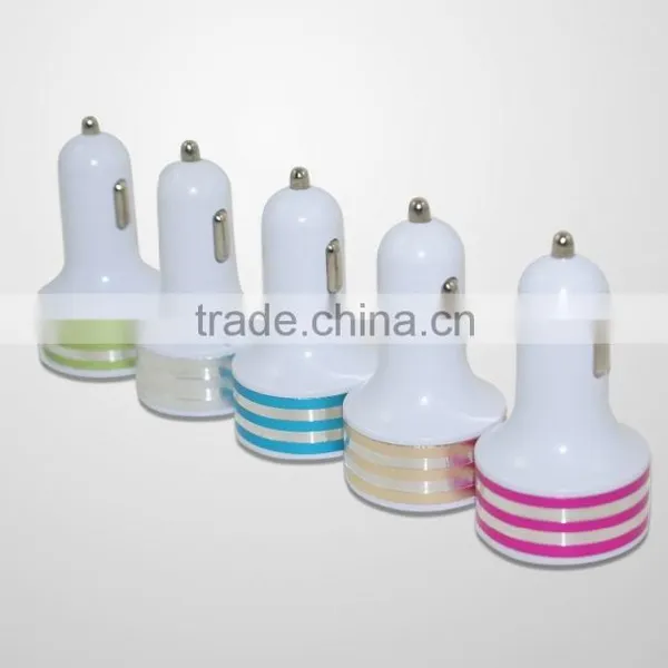 Golden Silver Mobile Accessories Multi 4 Ports Car Charger 5.1A for Iphone Ipad Ipod Android photo-3