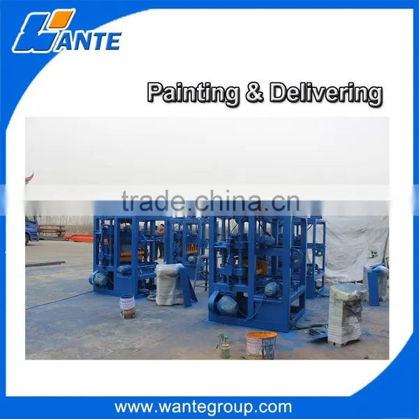 Fully Automatic QT4-24 Concrete Hollow Paver Block Making Machine Production Line photo-3