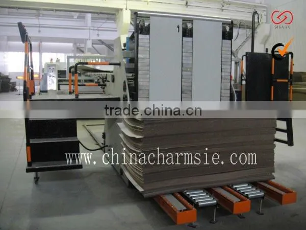 GIGA LX Automatic Corrugated Box Folder Gluer Machine Online With Carton Box Making Machine photo-5