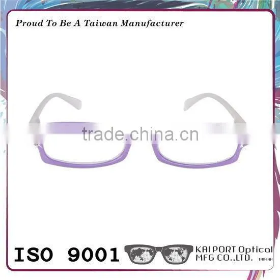Translucent Color and Rhinestones Decoration Eyeglasses Frames photo-3