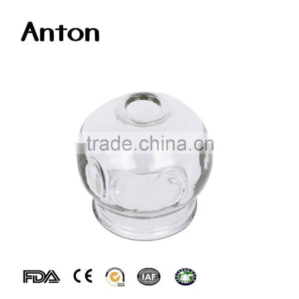 Hot For Sale Clear Glass Cupping Jar Low Price Flap Top Glass Fire Cupping Body Cupping Glass photo-3