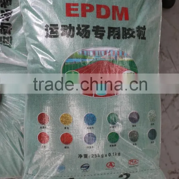 Manufactory of Colorful EPDM Rubber Particle for Athletic Field Flooring photo-4