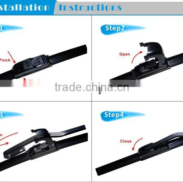 Popular Flat Wiper Blade, Wiper Blade Rubber Strip , Banana Wiper Blade S850 photo-3