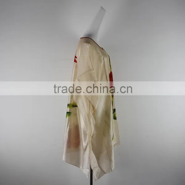 Bat-Wing Sleeve Chiffon Kanftan Dress Women photo-2
