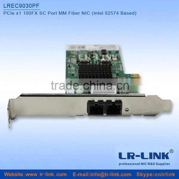 PCIe Intel 82574 Chipset PCI Express x1 100Mbps MM SC Port Fiber Optic Fast Ethernet PXE Types of Boot Room PCIe Lan Card Quality Choice photo-3