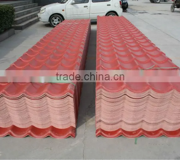 Flame Resistant Europe Style ASA/PVC Roof Sheets Synthetic Resin Tile photo-3