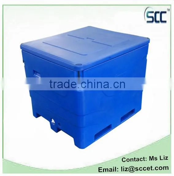 SCC SB1-B1000 Insulated Tote Box, Boat Fish Totes, Plastic Fish Totes photo-2