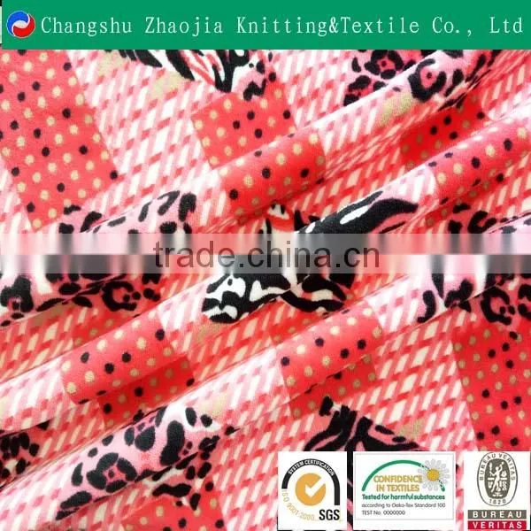 Beautiful Fashion Wholesale Digital Printed Knitted Fabric 100% Polyester Bedding Fabric