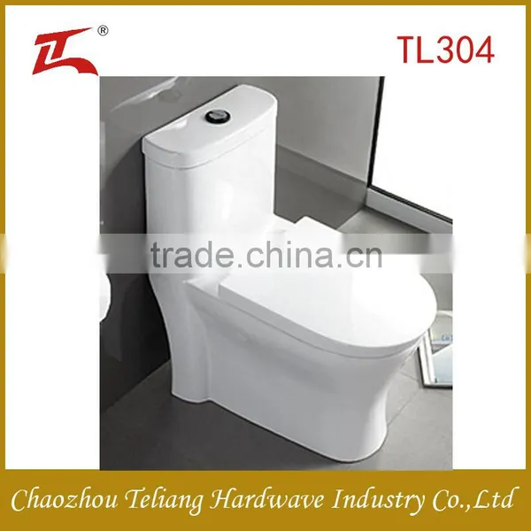 Good Quality Siphon Flushing Gravity Flushing Bathroom Toilet White Bathroom WC Toilet