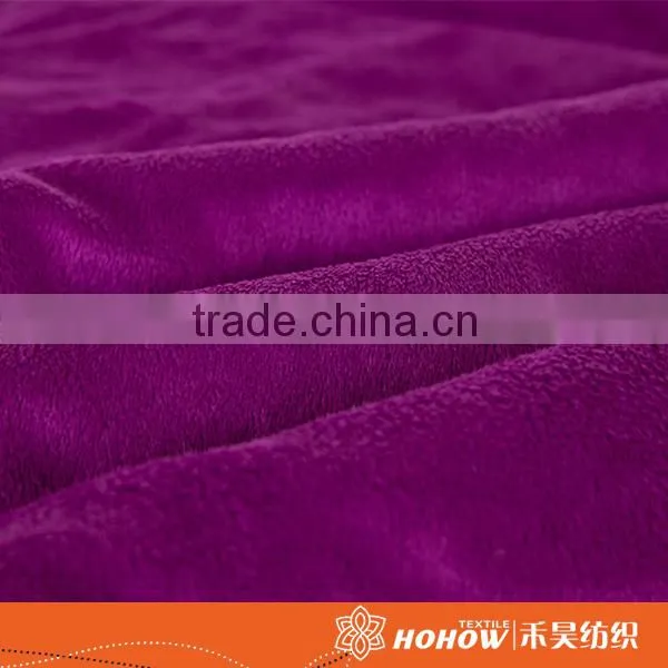 100% Polyester Fiber Blanket Purple Flannel Warm Plain Blankets photo-5