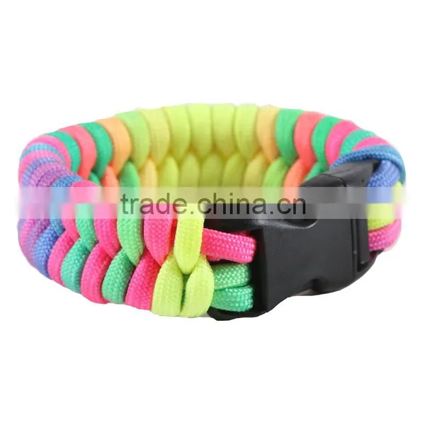 Rainbow Paracord Bracelet photo-4