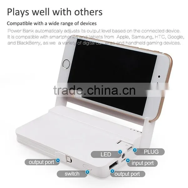 2016 New Long Lasting High Capacity Portable Rohs Power Bank for IPhone and Samsung Mobile Phones photo-3