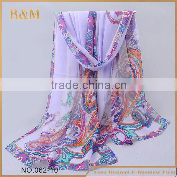 New Listing Digital Print Custom Design Silk Scarf Popular Shawl photo-5