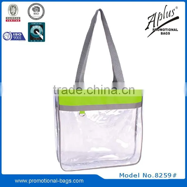 2015 Portable PVC Custom Felt Tote Bag Bags With Metal Buckle photo-3
