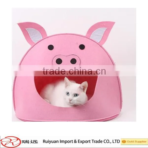2016 Up To Date Durable Stylish Lovely Felt Cat Cave For Pet photo-5