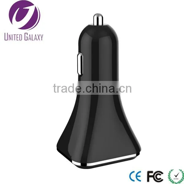 Blue LED Lights Intelligent Fashion 4 Port Usb Car Charger photo-4