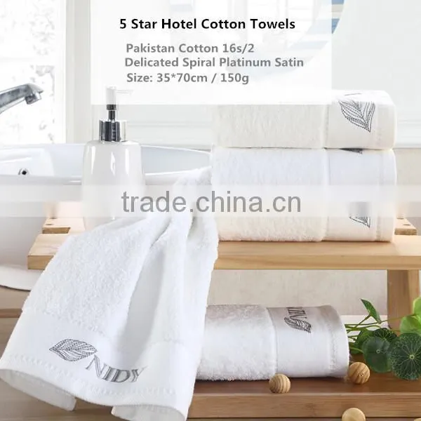 100% Cotton 16s Good Water Absorbent Wholesale White Hotel Spa Towels Quality Choice photo-6