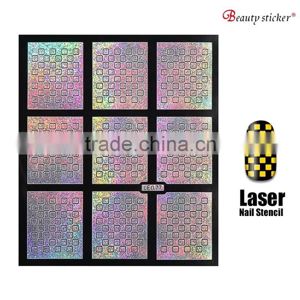 2016 Stamping DIY Reusable Nail Stencil photo-5