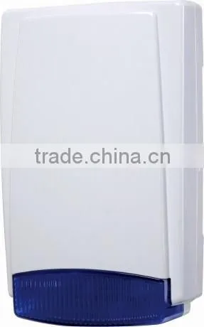 Backup Battery Outdoor Siren with strobe light