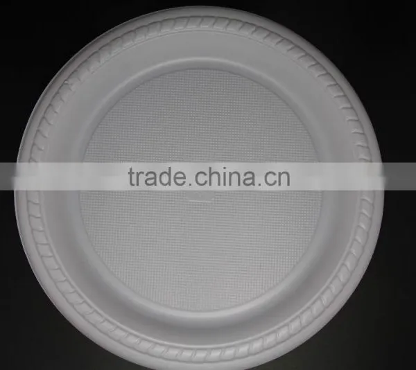 Bulk Round Shape10 Inch PS Plastic Plate
