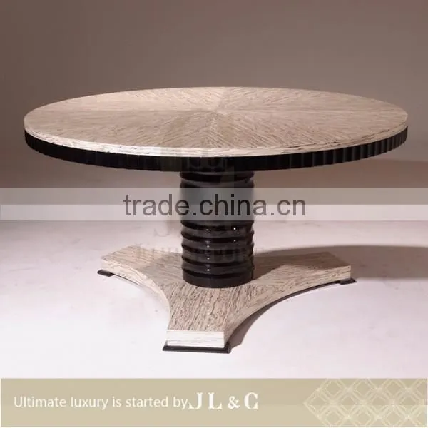 JT05 Round Modern Dinner Table in Dining Room From JL&C Luxury Home Furniture New Designs 2016 (China Supplier) photo-2